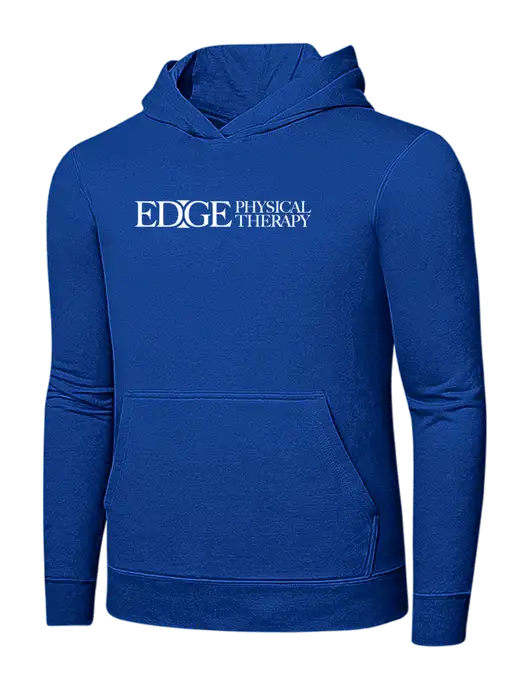 True Royal 7.8 oz Ring Spun Hooded Sweatshirt w/Edge Physical Therapy Logo