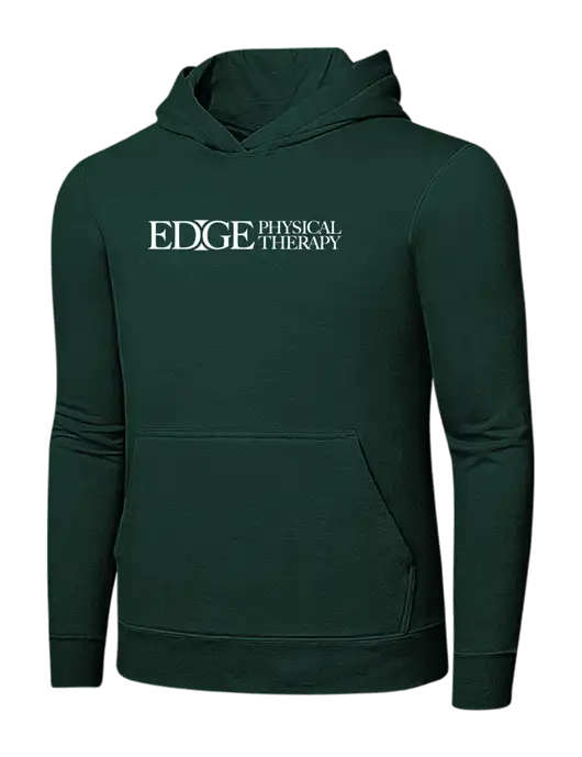 Dark Green 7.8 oz Ring Spun Hooded Sweatshirt w/Edge Physical Therapy Logo