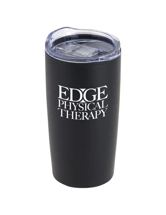 Olympus Black 20 oz Tumbler w/Edge Physical Therapy Logo