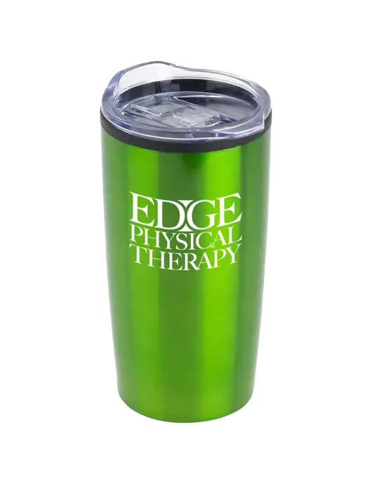 Olympus Green 20 oz Tumbler w/Edge Physical Therapy Logo