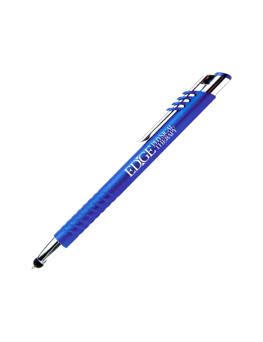 Schirhart Blue Stylus Pen - Blue Ink w/Edge Physical Therapy Logo