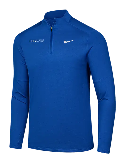 Nike Royal Dri-FIT Element 1/2-Zip Pullover w/Edge Physical Therapy Logo