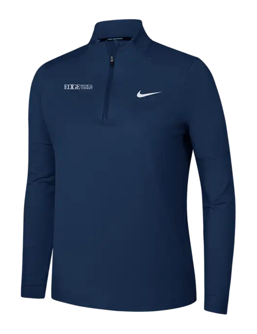 Nike Dark Navy Womens Dri-FIT Element 1/2-Zip Pullover w/Edge Physical Therapy Logo