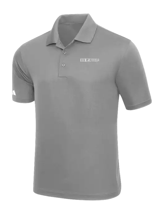 Adidas Light Grey Basic Sport Polo w/Edge Physical Therapy Logo