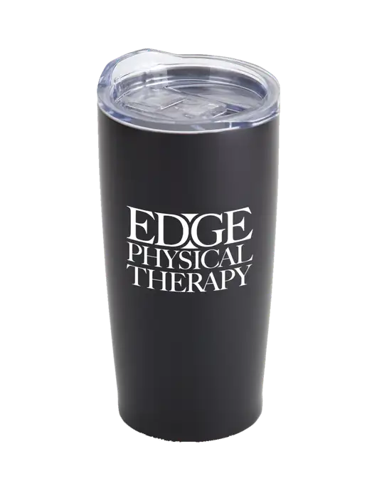 Society Black 20 oz Insulated Tumbler w/Edge Physical Therapy Logo