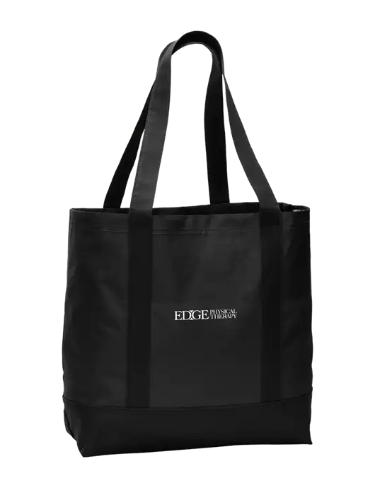 Carryall Black/Black Day Tote w/Edge Physical Therapy Logo