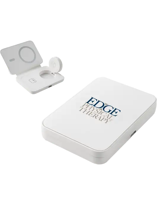 TrioCharge Travel Charging Station w/Edge Physical Therapy Logo