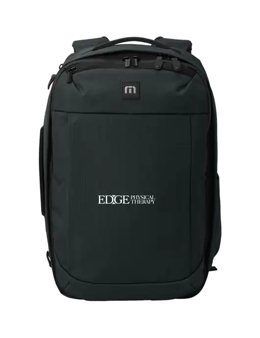 TravisMathew Black Convertible Backpack w/Edge Physical Therapy Logo