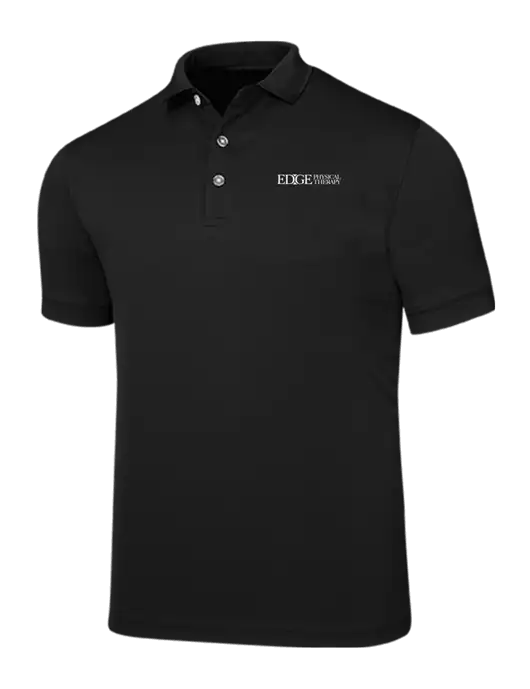 Callaway Ottoman Black Polo w/Edge Physical Therapy Logo