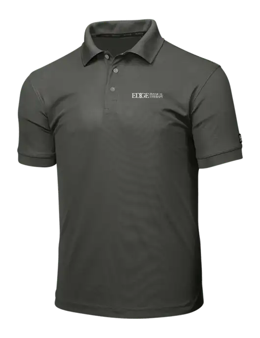 OGIO Medium Grey Caliber 2.0 Polo w/Edge Physical Therapy Logo