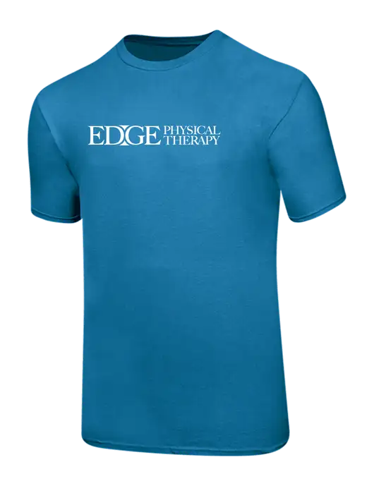 Ring Spun Sapphire 4.5 oz T-Shirt w/Edge Physical Therapy Logo