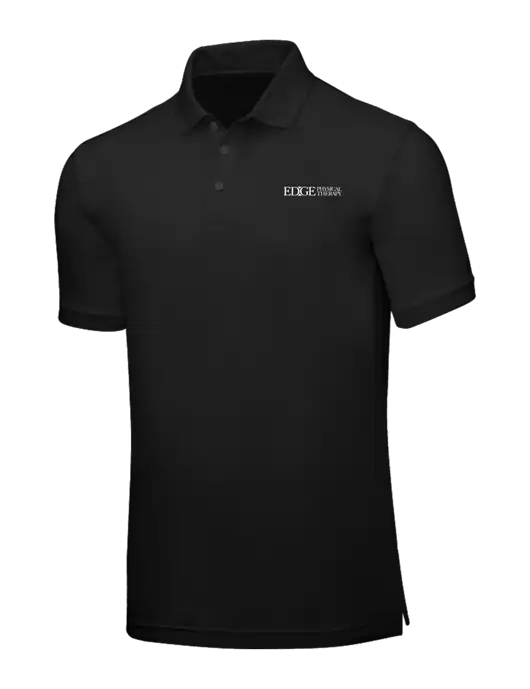 Black Core Classic Pique w/Edge Physical Therapy Logo