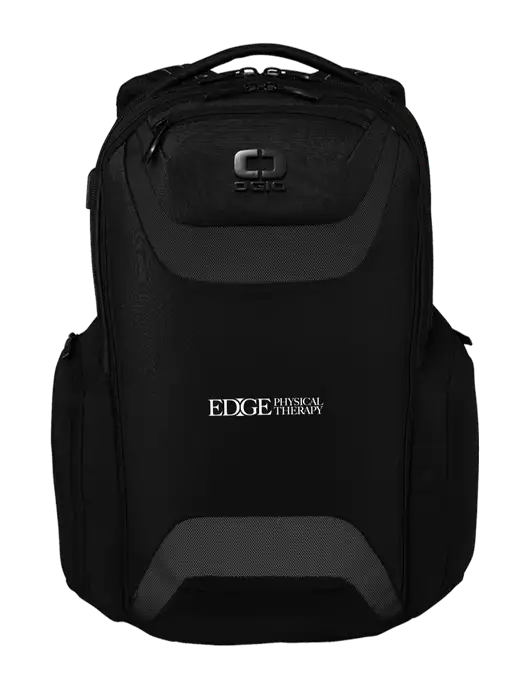 OGIO Black Charcoal Connected Pack w/Edge Physical Therapy Logo