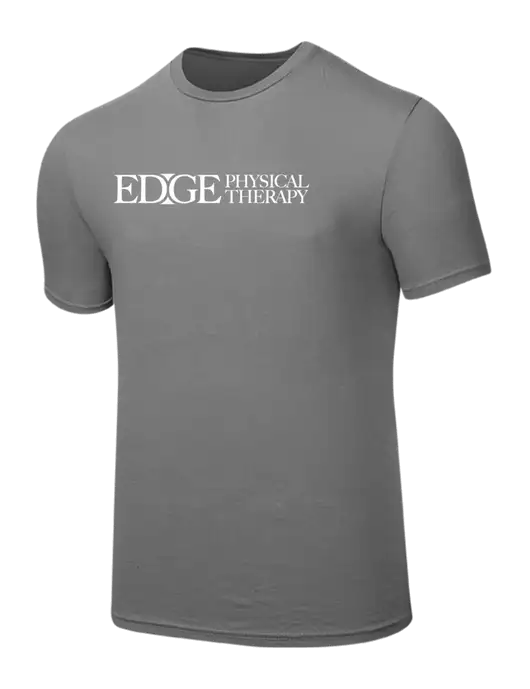 Seriously Soft Medium Grey T-Shirt w/Edge Physical Therapy Logo