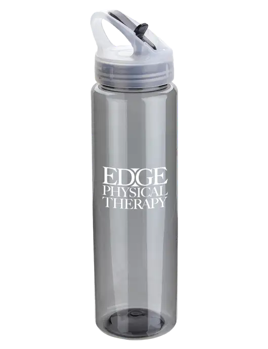 Buddy Smoke 32 oz PET Bottle with Flip Lid w/Edge Physical Therapy Logo