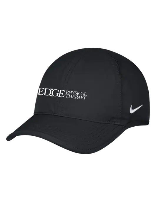 Nike Black Featherlight Cap w/Edge Physical Therapy Logo