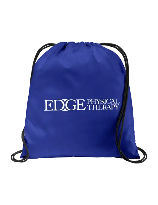 Drawstring  Royal Cinch Pack w/Edge Physical Therapy Logo