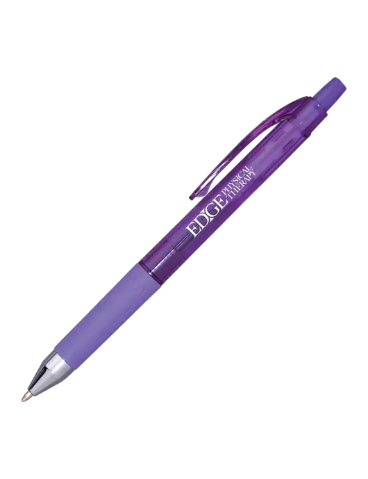 Translucent Purple Tint Pen - Purple Ink w/Edge Physical Therapy Logo