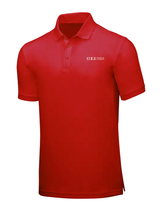 Red Core Classic Pique w/Edge Physical Therapy Logo