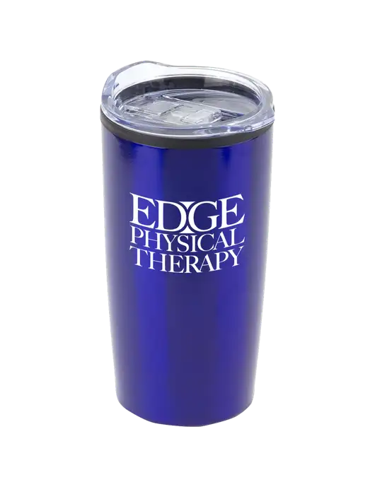 Olympus Blue 20 oz Tumbler w/Edge Physical Therapy Logo