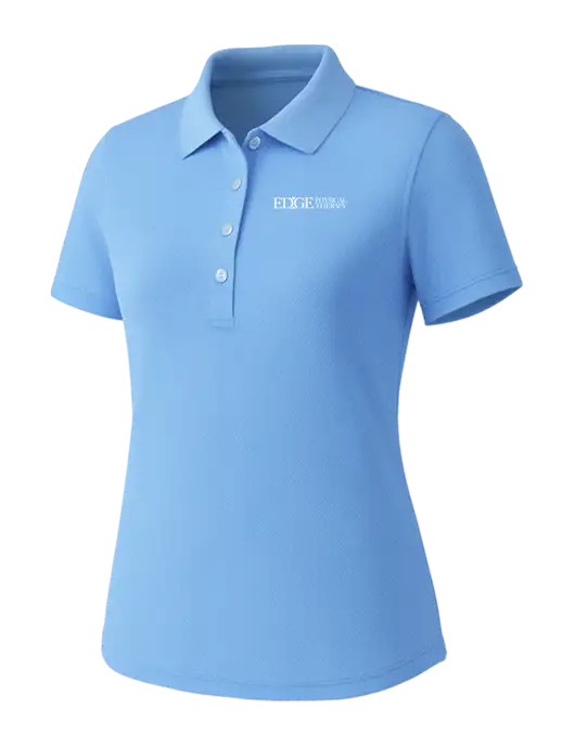 Callaway Womens Core Light Blue Performance Polo w/Edge Physical Therapy Logo