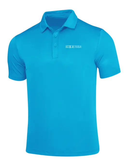 Sapphire Posi-UV Pro Polo w/Edge Physical Therapy Logo