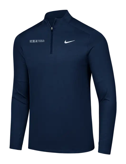 Nike Dark Navy Dri-FIT Element 1/2-Zip Pullover w/Edge Physical Therapy Logo