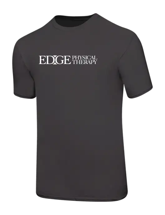 Ring Spun Charcoal 4.5 oz T-Shirt w/Edge Physical Therapy Logo