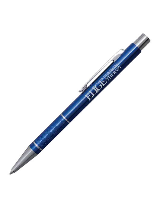 St George Blue Pen - Blue Ink w/Edge Physical Therapy Logo