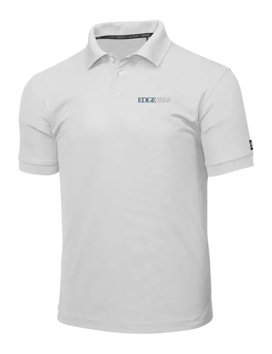 OGIO Bright White Caliber 2.0 Polo w/Edge Physical Therapy Logo