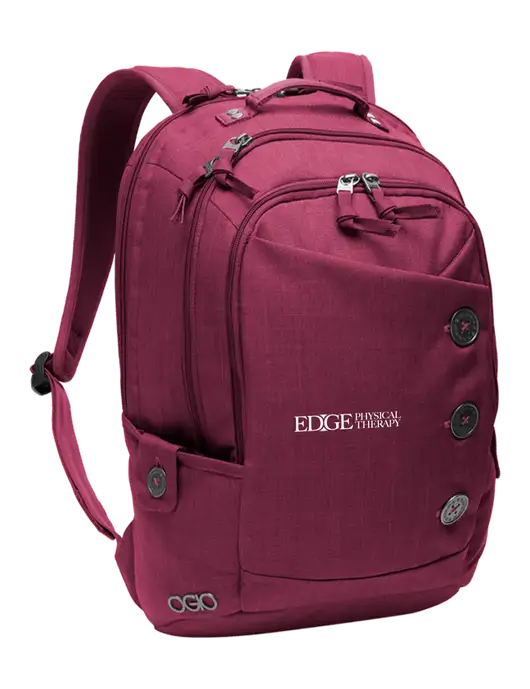 OGIO Sunset Cardinal Ladies Melrose Pack w/Edge Physical Therapy Logo