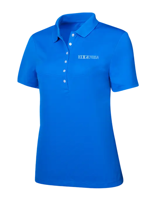Callaway Womens Ottoman Royal Blue Polo w/Edge Physical Therapy Logo