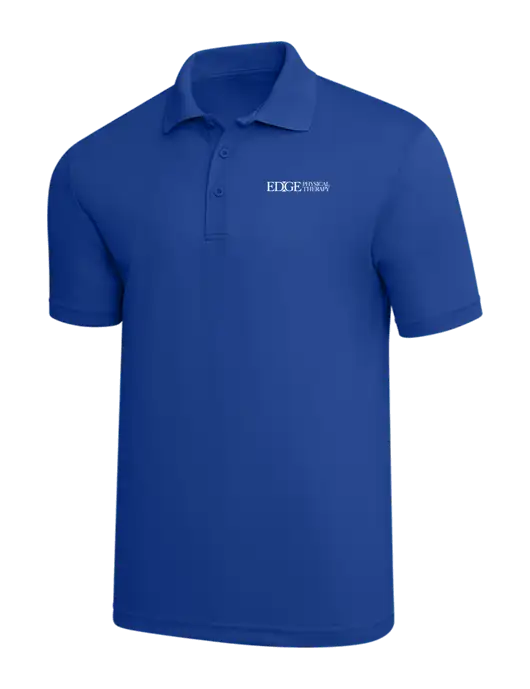 Dark Royal PosiCharge RacerMesh Polo w/Edge Physical Therapy Logo