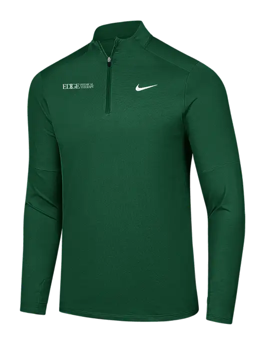 Nike Dark Green Dri-FIT Element 1/2-Zip Pullover w/Edge Physical Therapy Logo