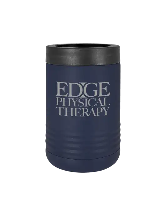 Polar Camel 12 oz Powder Coated Navy Vacuum Insulated Beverage Holder w/Edge Physical Therapy Logo