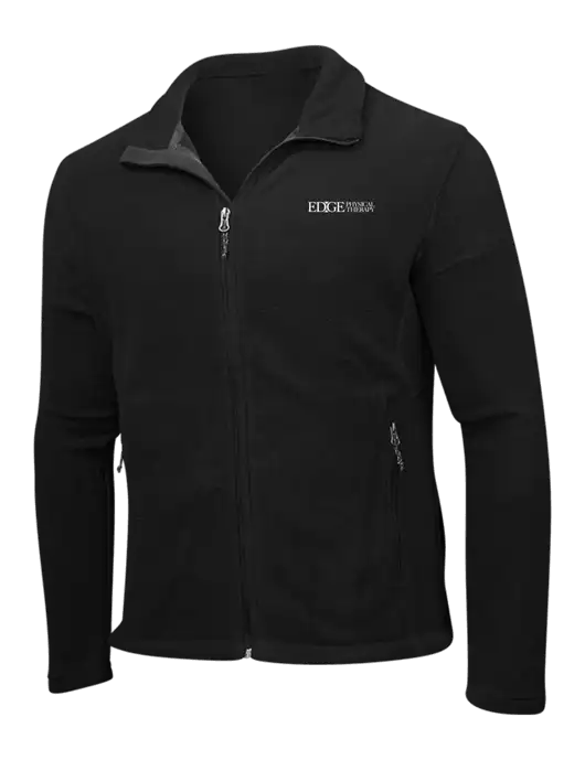 Black Fleece Jacket w/Edge Physical Therapy Logo