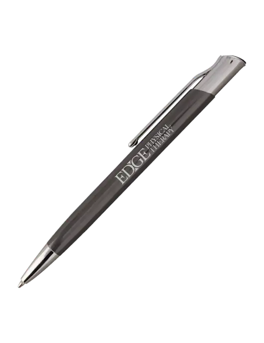 San Malo Gunmetal Pen - Black Ink w/Edge Physical Therapy Logo