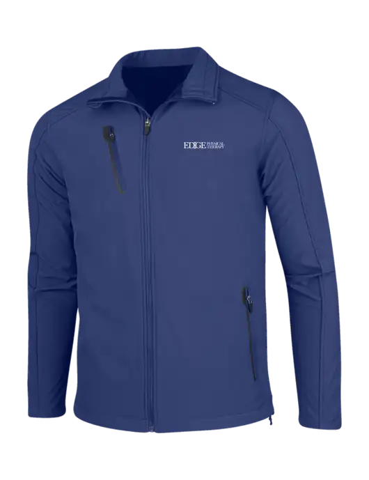 Dark Royal Welded Softshell Jacket w/Edge Physical Therapy Logo