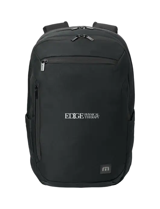 TravisMathew Black Duration Backpack w/Edge Physical Therapy Logo