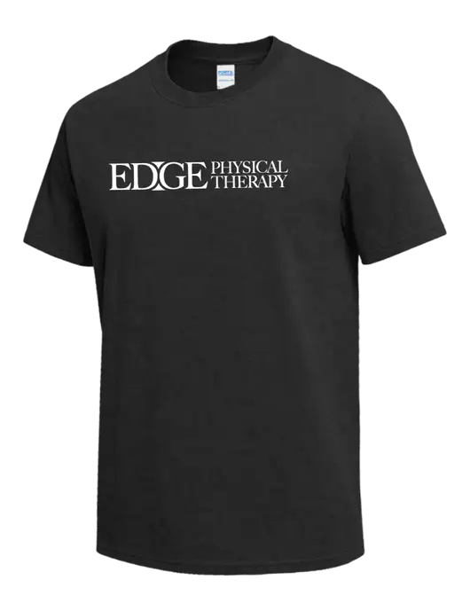 Dark Grey Heather Heavyweight 6.1 oz T-Shirt w/Edge Physical Therapy Logo