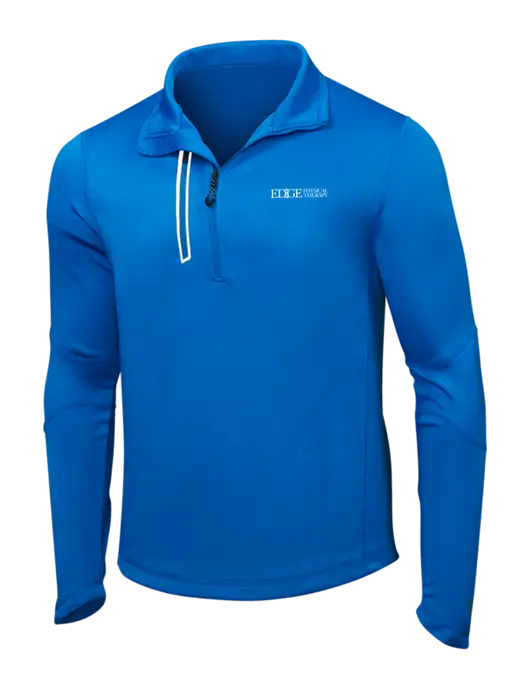 OGIO Electric Blue Endurance Fulcrum 1/4 Zip w/Edge Physical Therapy Logo
