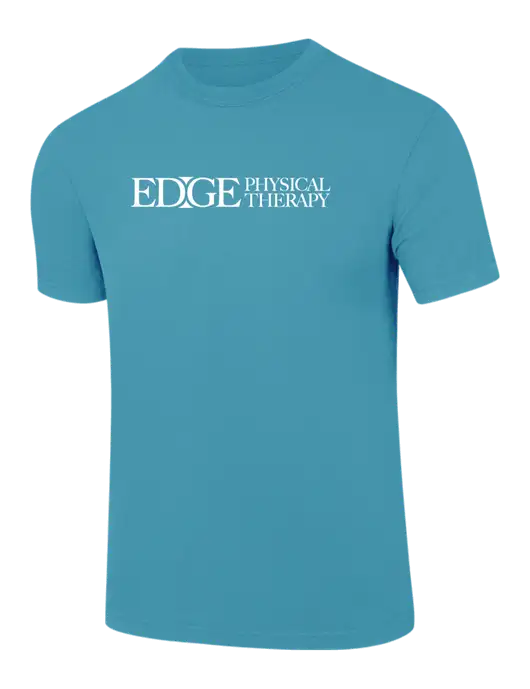 Comfort Colors 6.1 oz Sapphire Heavyweight Ring Spun T-Shirt w/Edge Physical Therapy Logo