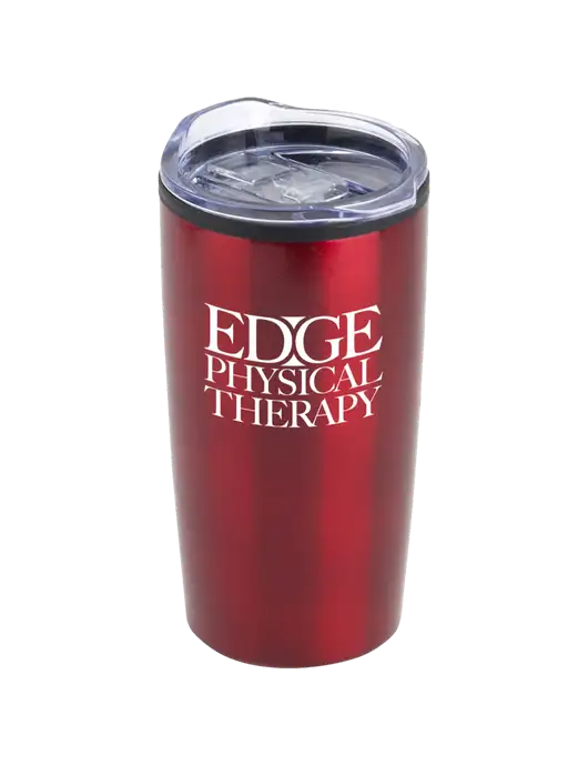 Olympus Red 20 oz Tumbler w/Edge Physical Therapy Logo