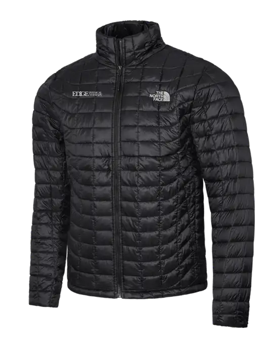 North Face Matte Black ThermoBall Trekker Jacket w/Edge Physical Therapy Logo