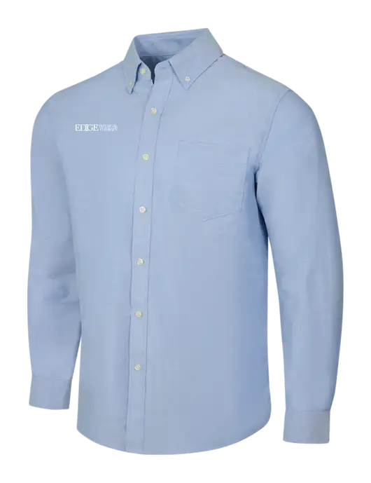 Light Blue SuperPro Oxford Shirt w/Edge Physical Therapy Logo