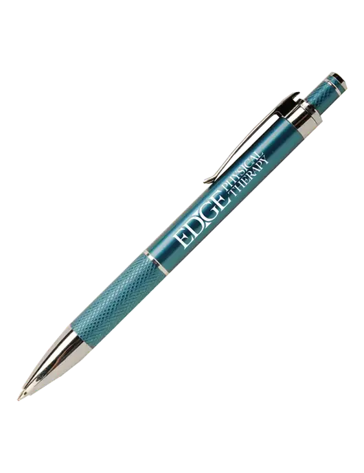 Diamond Etched Sapphire Pen - Black Ink w/Edge Physical Therapy Logo