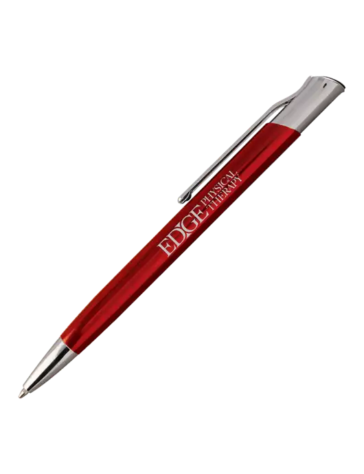 San Malo Red Pen - Black Ink w/Edge Physical Therapy Logo