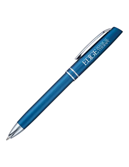 Blue Anguilla Black Ink Pen w/Edge Physical Therapy Logo