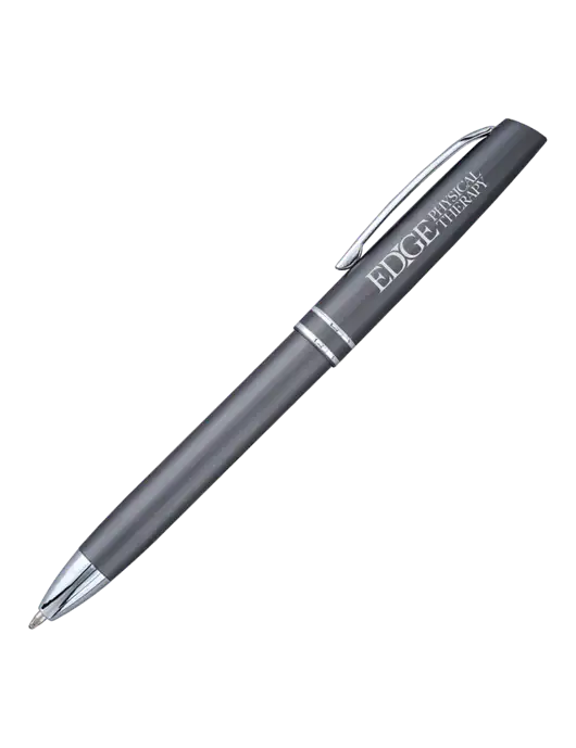 Gunmetal Anguilla Black Ink Pen w/Edge Physical Therapy Logo