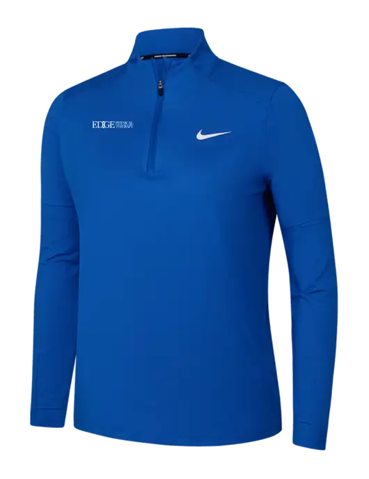 Nike Royal Womens Dri-FIT Element 1/2-Zip Pullover w/Edge Physical Therapy Logo